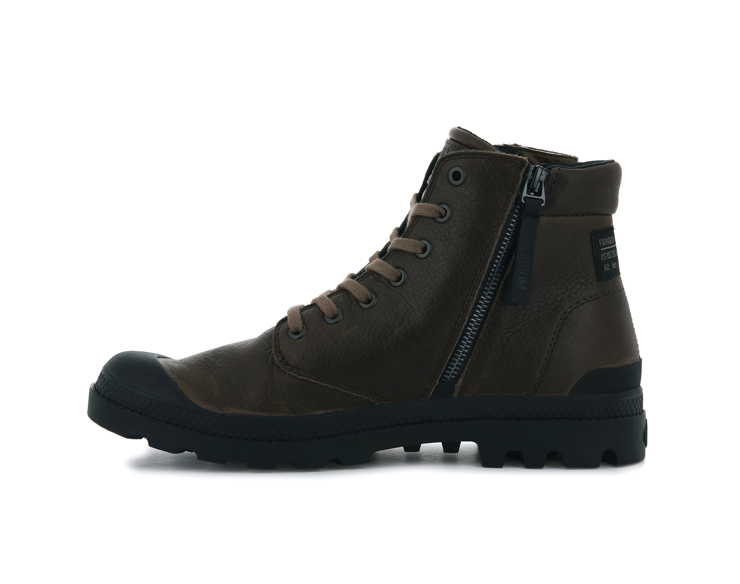 06855-248-M | PAMPA BKR ZIP LEATHER | BISON - Image 4