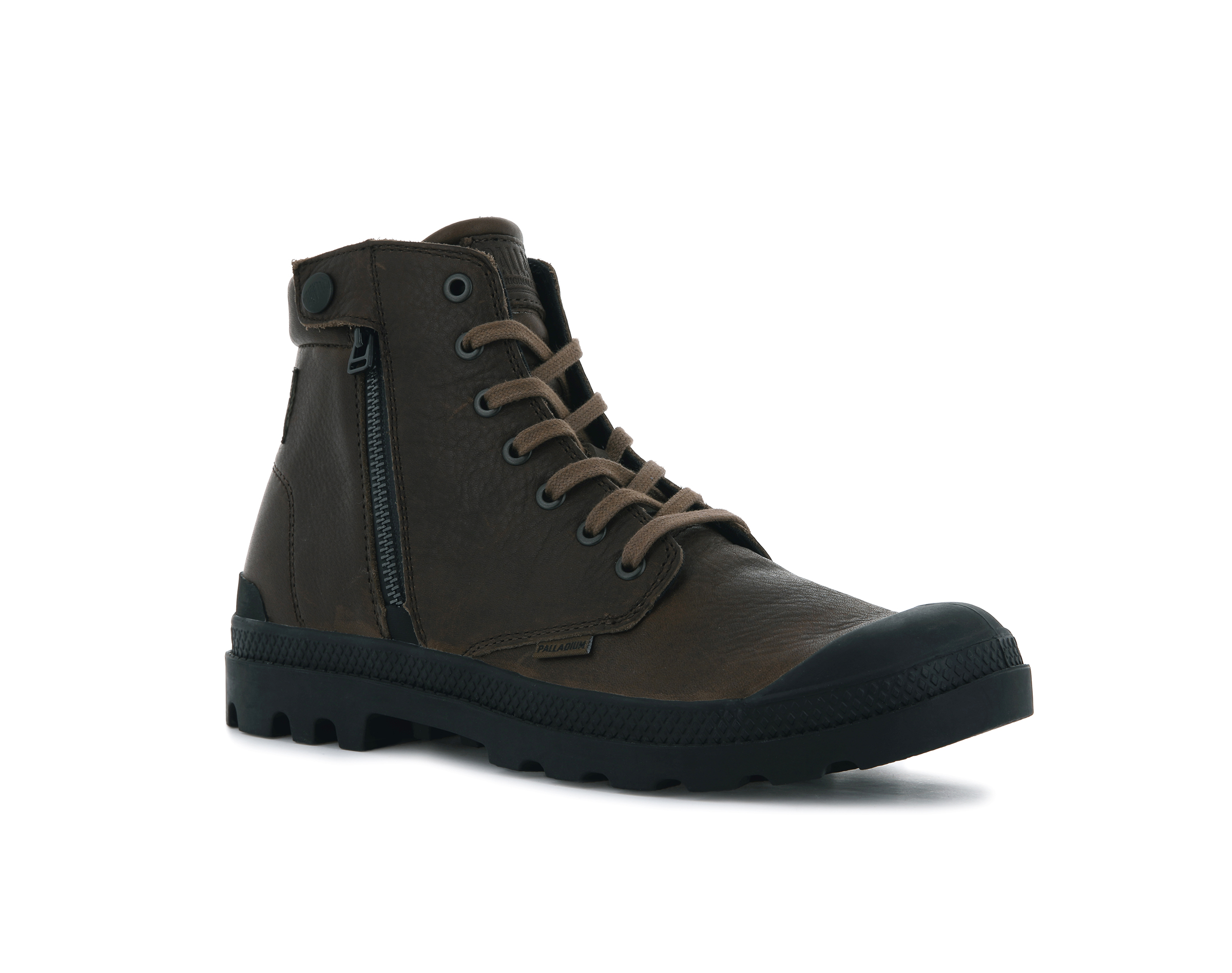 06855-248-M | PAMPA BKR ZIP LEATHER | BISON - Image 2