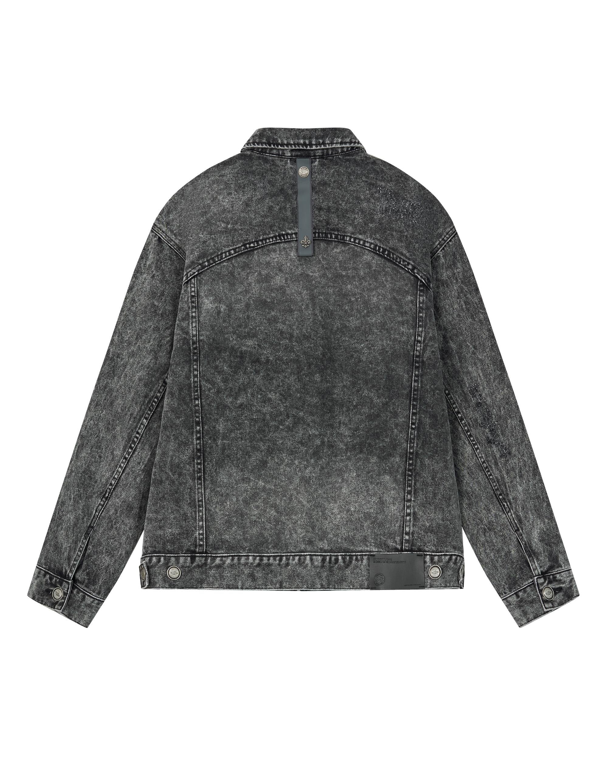 1010338-045 | MEN'S PALLADIUM LOGO DENIM JACKET | DARK SHADOW - Image 7