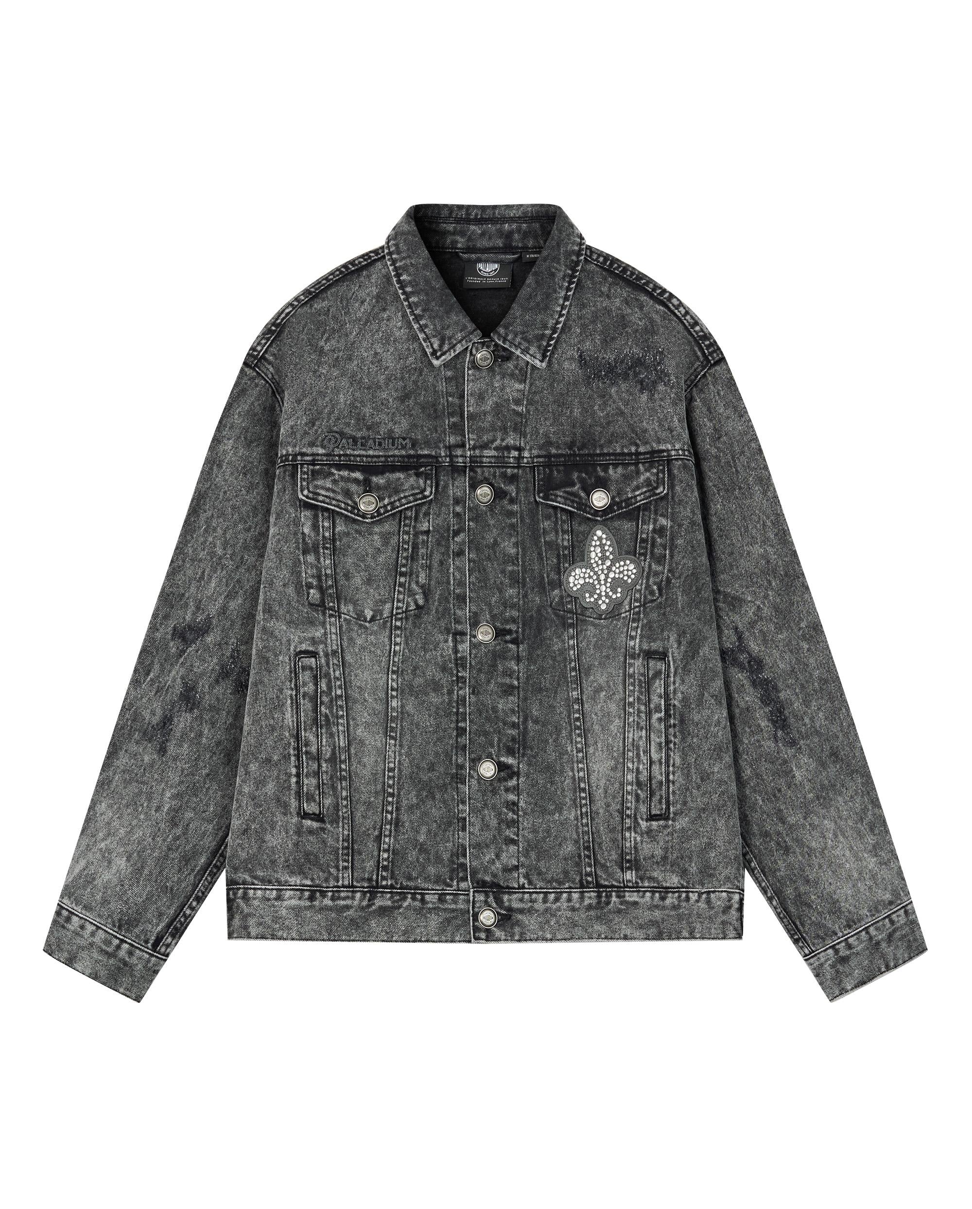 1010338-045 | MEN'S PALLADIUM LOGO DENIM JACKET | DARK SHADOW - Image 3