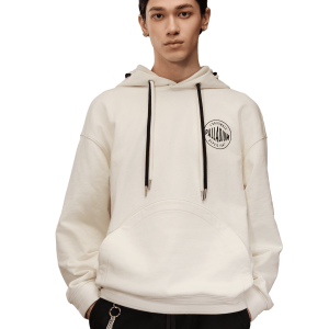 1010502-232 | MEN'S PALLADIUM LOGO LOOSE FIT HOODIE | VANILLA ICE