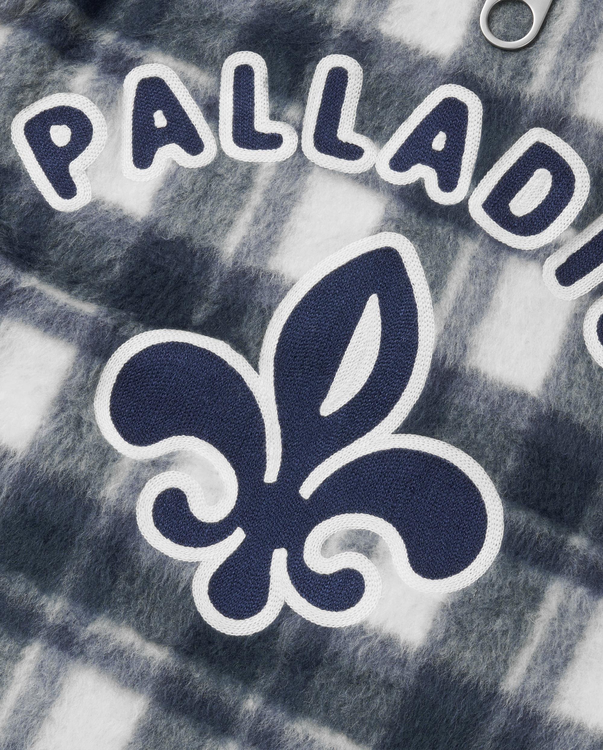 1010539-179 | MEN'S PALLADIUM LOGO CHECKED JACKET | WHITE/BLACK/GRAY - Image 6