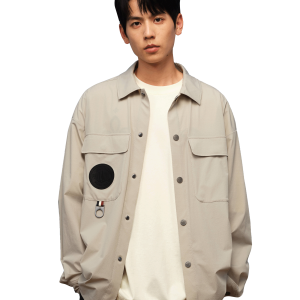 1010555-031 | MEN'S PALLADIUM LOGO SHIRT | FLINT GRAY