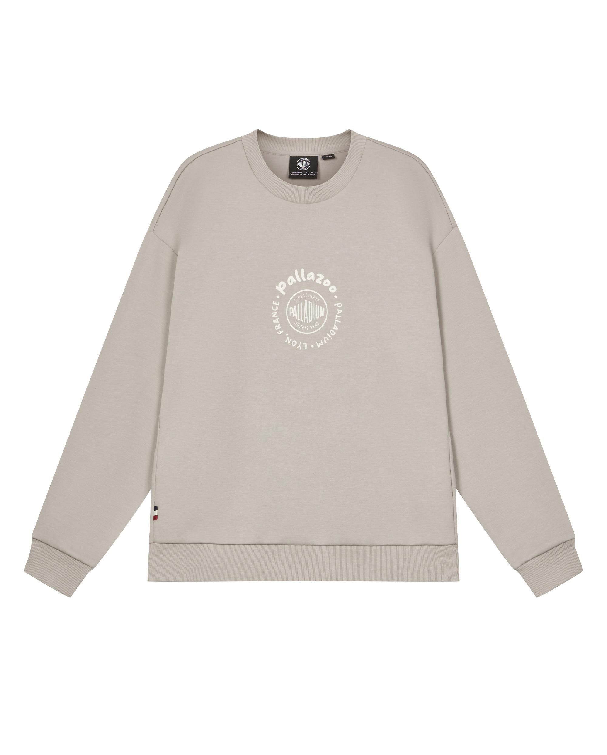1010572-031 | MEN'S PALLADIUM LOGO THEME PRINTED SWEATSHIRT | FLINT GRAY - Image 3