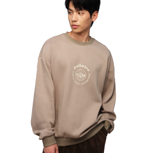 1010572-031 | MEN'S PALLADIUM LOGO THEME PRINTED SWEATSHIRT | FLINT GRAY