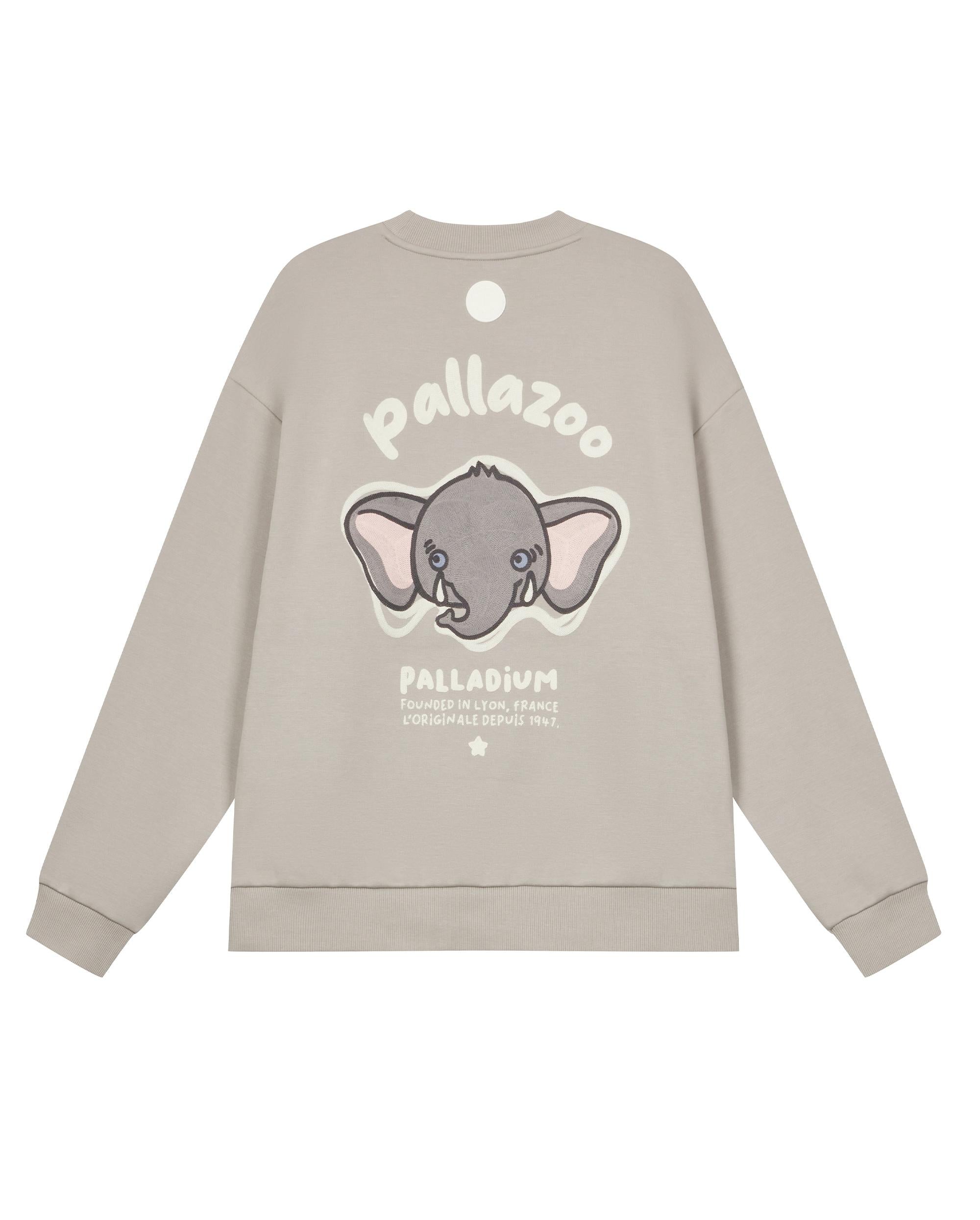 1010572-031 | MEN'S PALLADIUM LOGO THEME PRINTED SWEATSHIRT | FLINT GRAY - Image 8