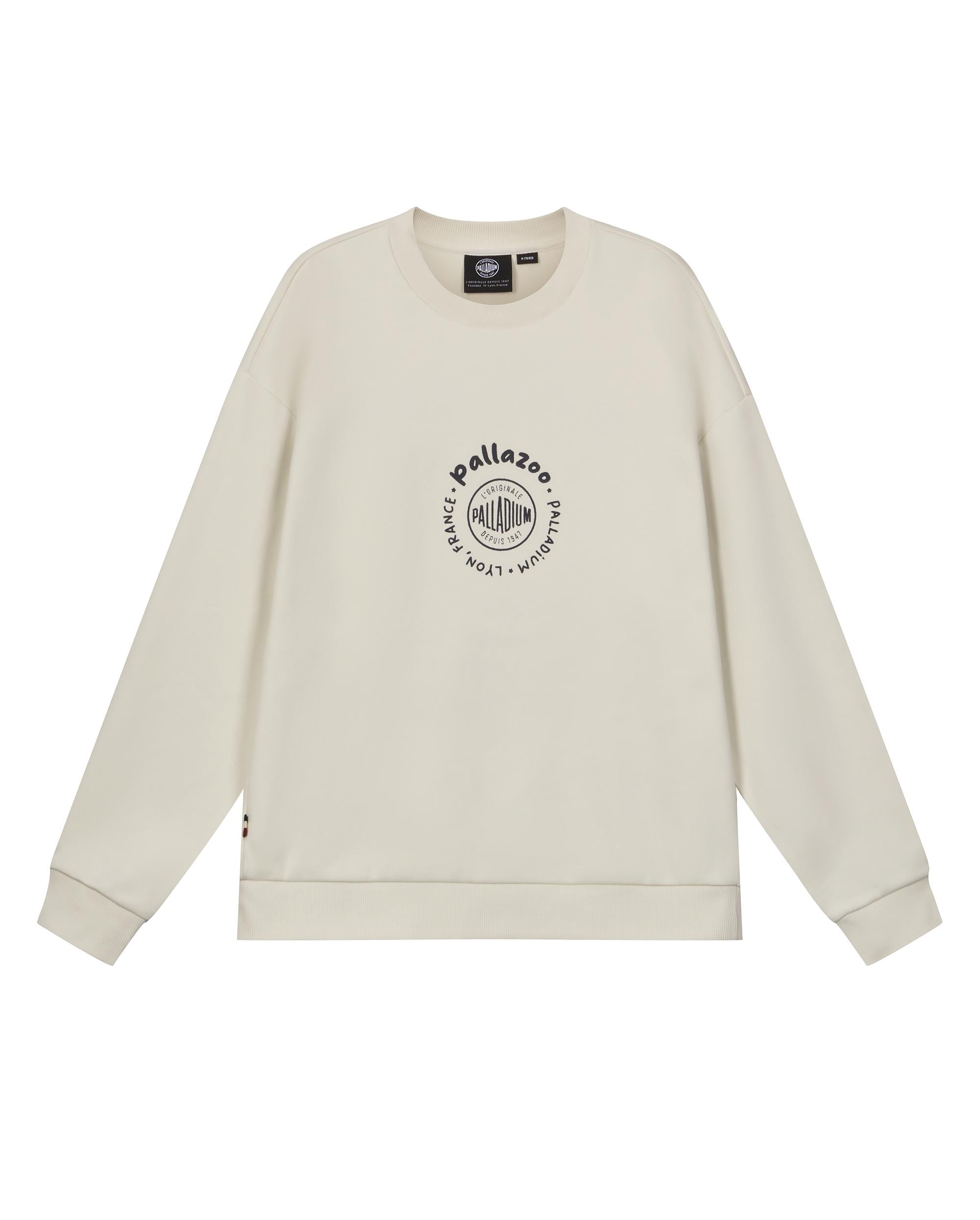 1010572-262 | MEN'S PALLADIUM LOGO THEME PRINTED SWEATSHIRT | MARSHMALLOW - Image 4