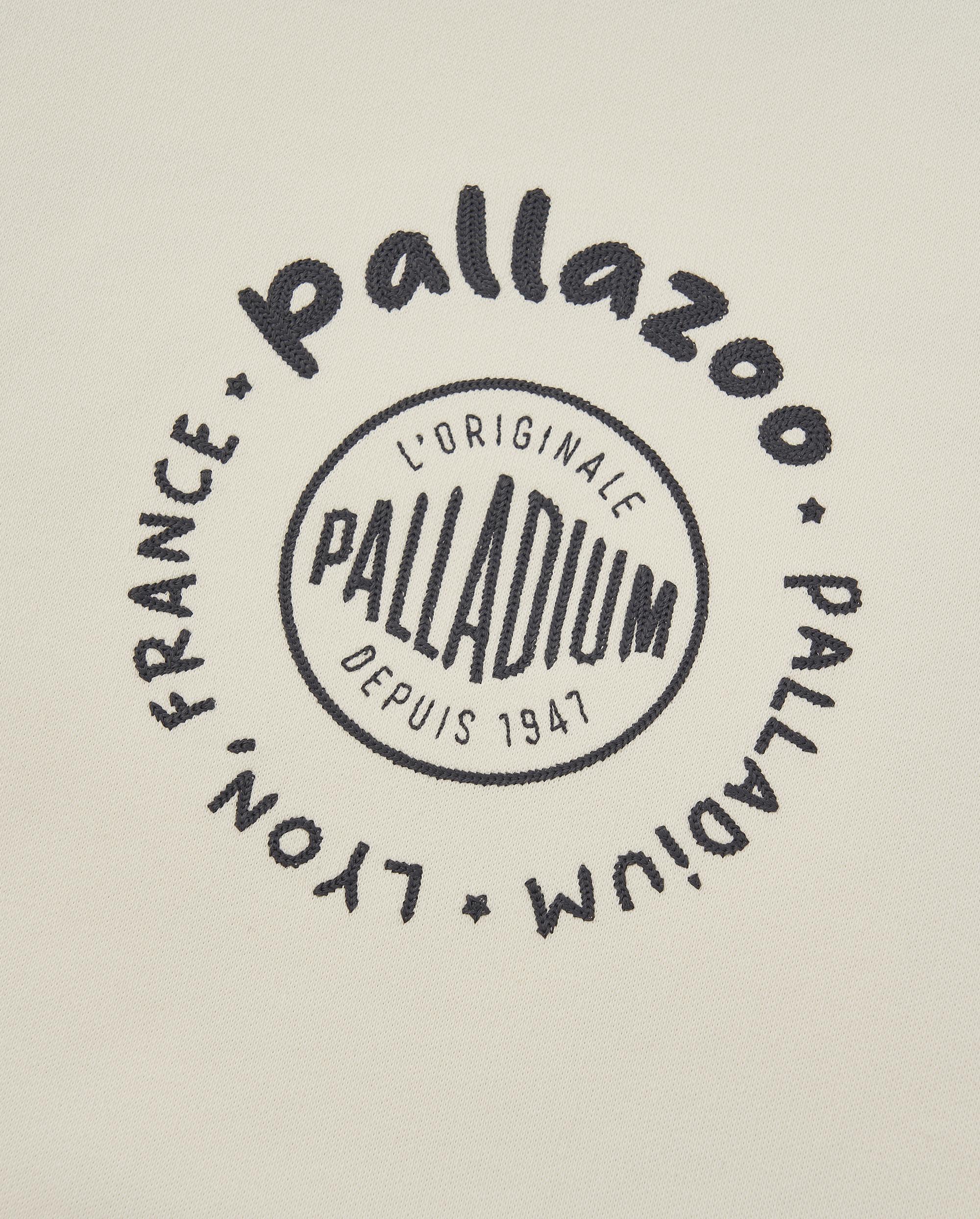 1010572-262 | MEN'S PALLADIUM LOGO THEME PRINTED SWEATSHIRT | MARSHMALLOW - Image 7