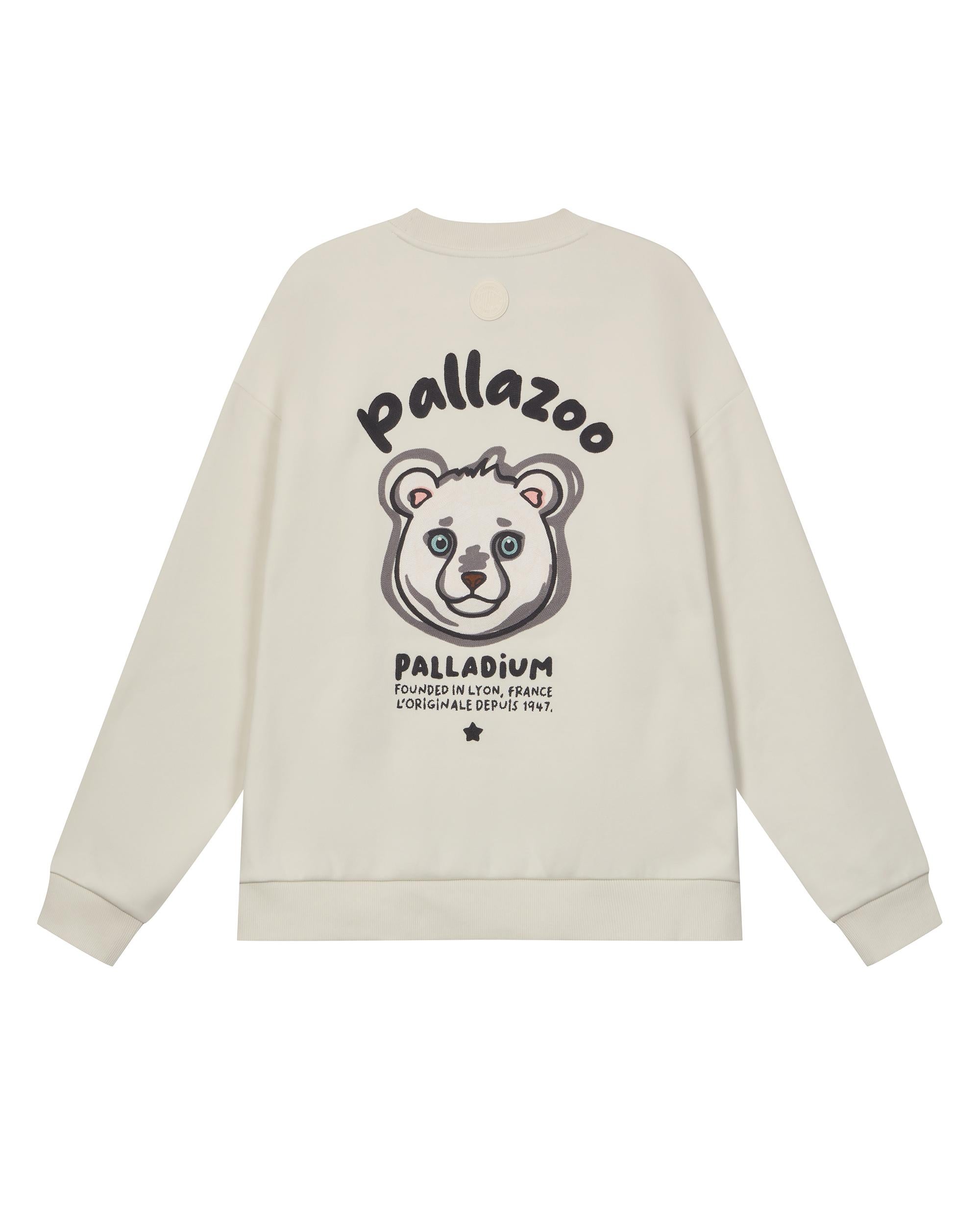 1010572-262 | MEN'S PALLADIUM LOGO THEME PRINTED SWEATSHIRT | MARSHMALLOW - Image 5