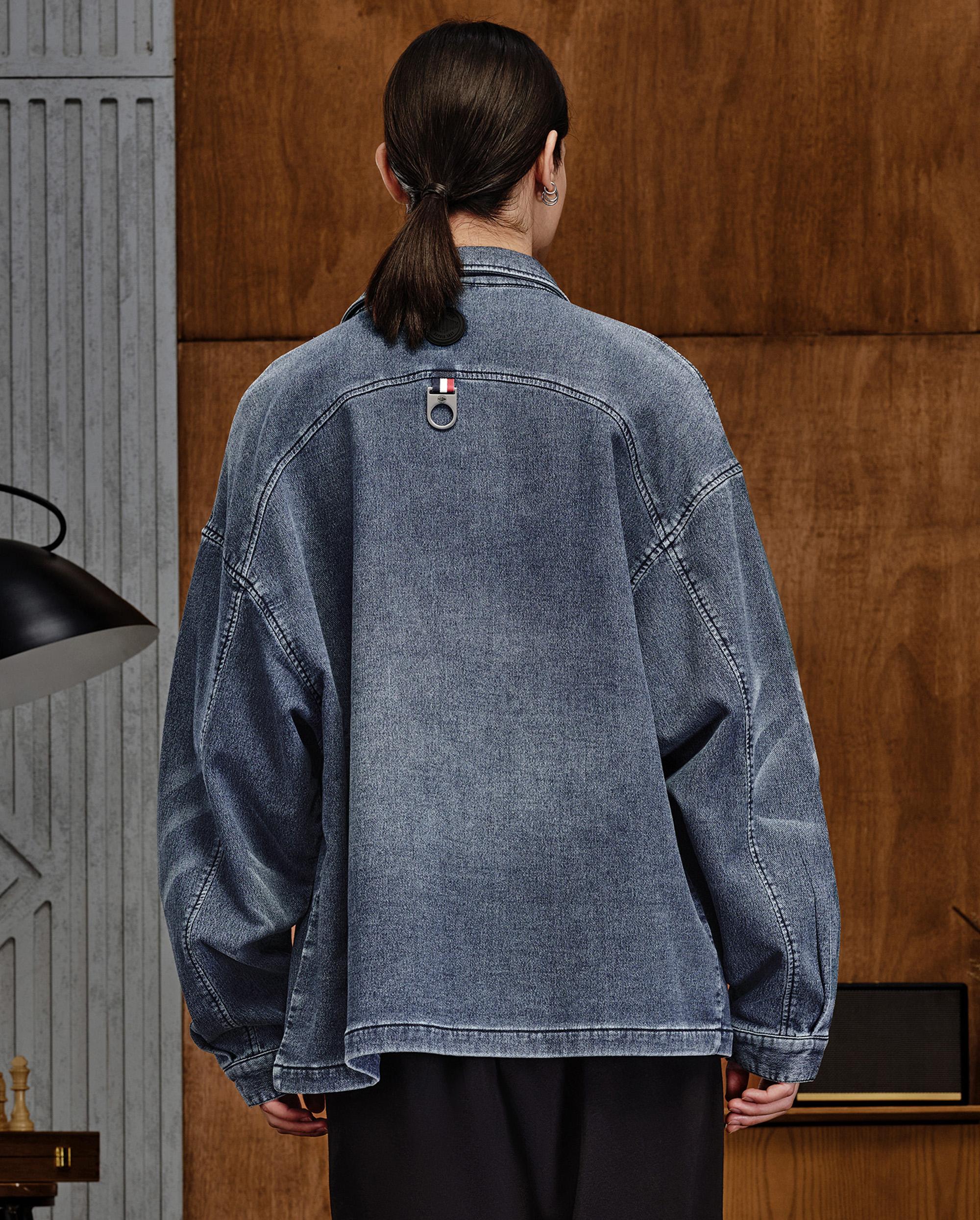1010588-339 | MEN'S PALLADIUM LOGO DENIM JACKET | MAGICAL FOREST - Image 2