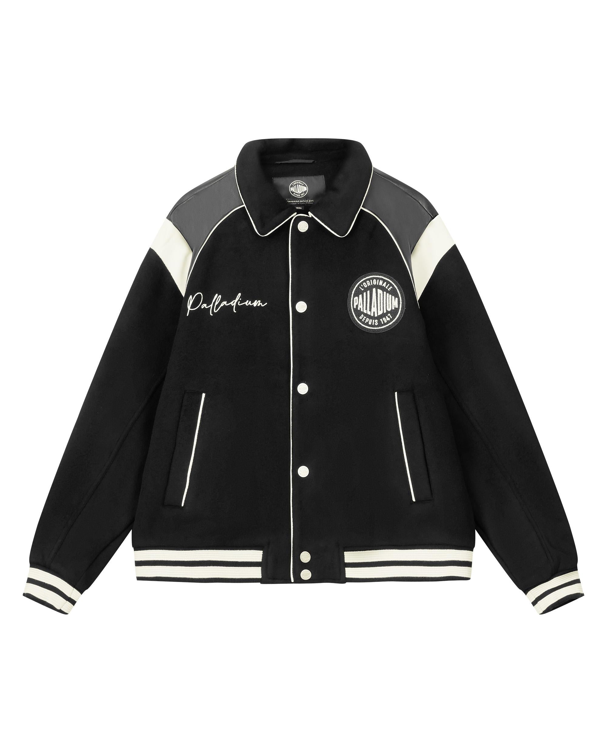 1010593-032 | MEN'S PALLADIUM LOGO COLOR BLOCKS VARSITY JACKET | TAP SHOE - Image 3