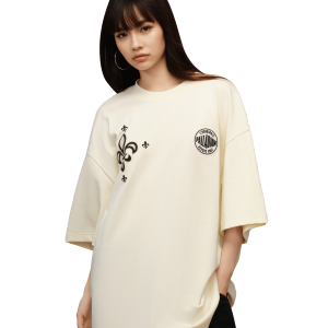 1010600-232 | MEN'S PALLADIUM LOGO LOOSE FIT COTTON T-SHIRT | VANILLA ICE