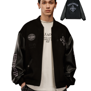 1010609-032 | MEN'S PALLADIUM LOGO COLOR BLOCKS VARSITY JACKET | TAP SHOE