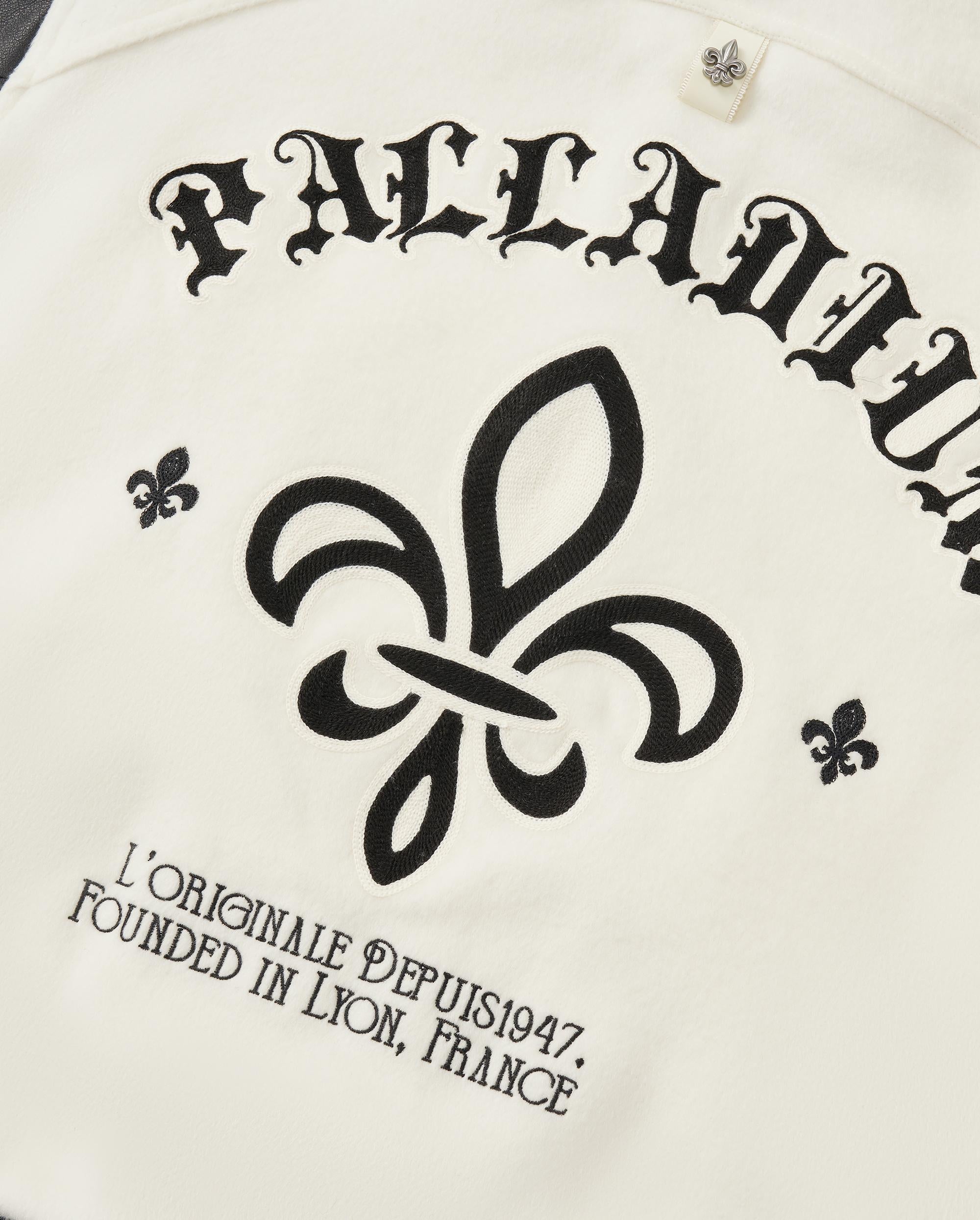 1010609-232 | MEN'S PALLADIUM LOGO COLOR BLOCKS VARSITY JACKET | VANILLA ICE - Image 5