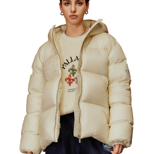 1010616-262 | MEN'S PALLADIUM LOGO DOWN JACKET | MARSHMALLOW