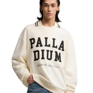 1011262-262 | MEN'S PALLADIUM LOGO SWEATSHIRT | MARSHMALLOW
