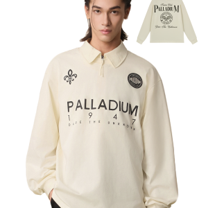 1011276-262 | MEN'S LOGO LOOSE FIT LONG SLEEVES T-SHIRT | MARSHMALLOW