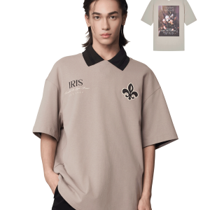 1011280-050 | MEN'S IRIS LOGO VINTAGE LOOSE FIT T-SHIRT | MOON ROCK