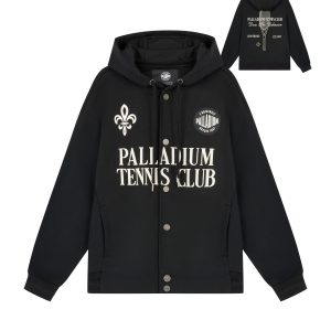 1011282-032 | MEN'S TENNIS CLUB LOGO HOODED JACKET | TAP SHOE