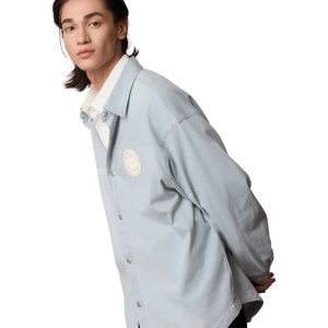 1011295-423 | MEN'S PALLADIUM LOGO LONG SLEEVES SHIRT | CELESTIAL BLUE