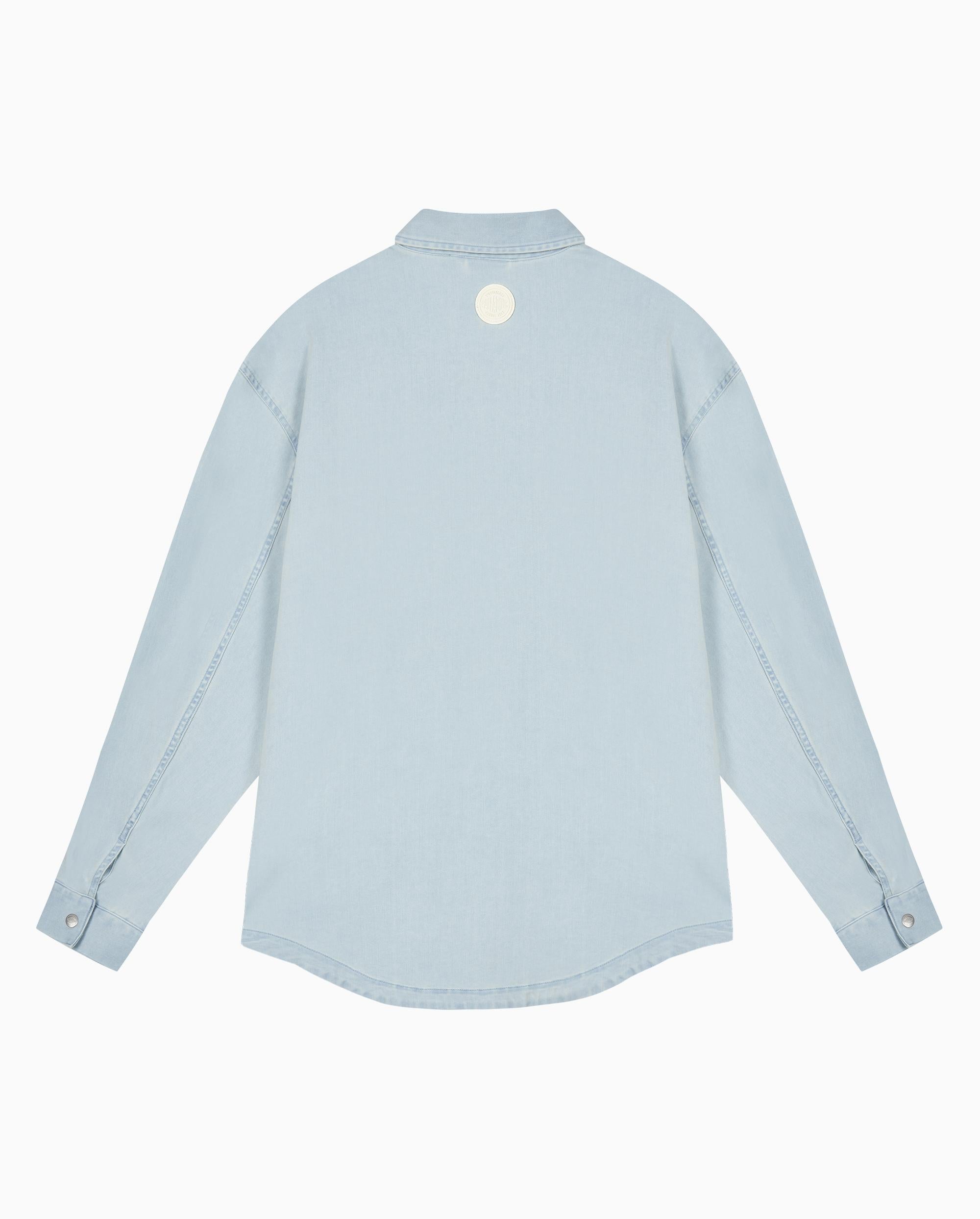 1011295-423 | MEN'S PALLADIUM LOGO LONG SLEEVES SHIRT | CELESTIAL BLUE - Image 5