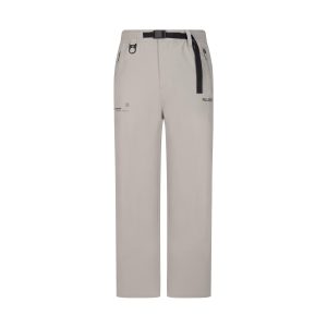 1011335-050 | MEN'S PALLADIUM LOGO BELTED STRAIGHT PANTS | MOON ROCK