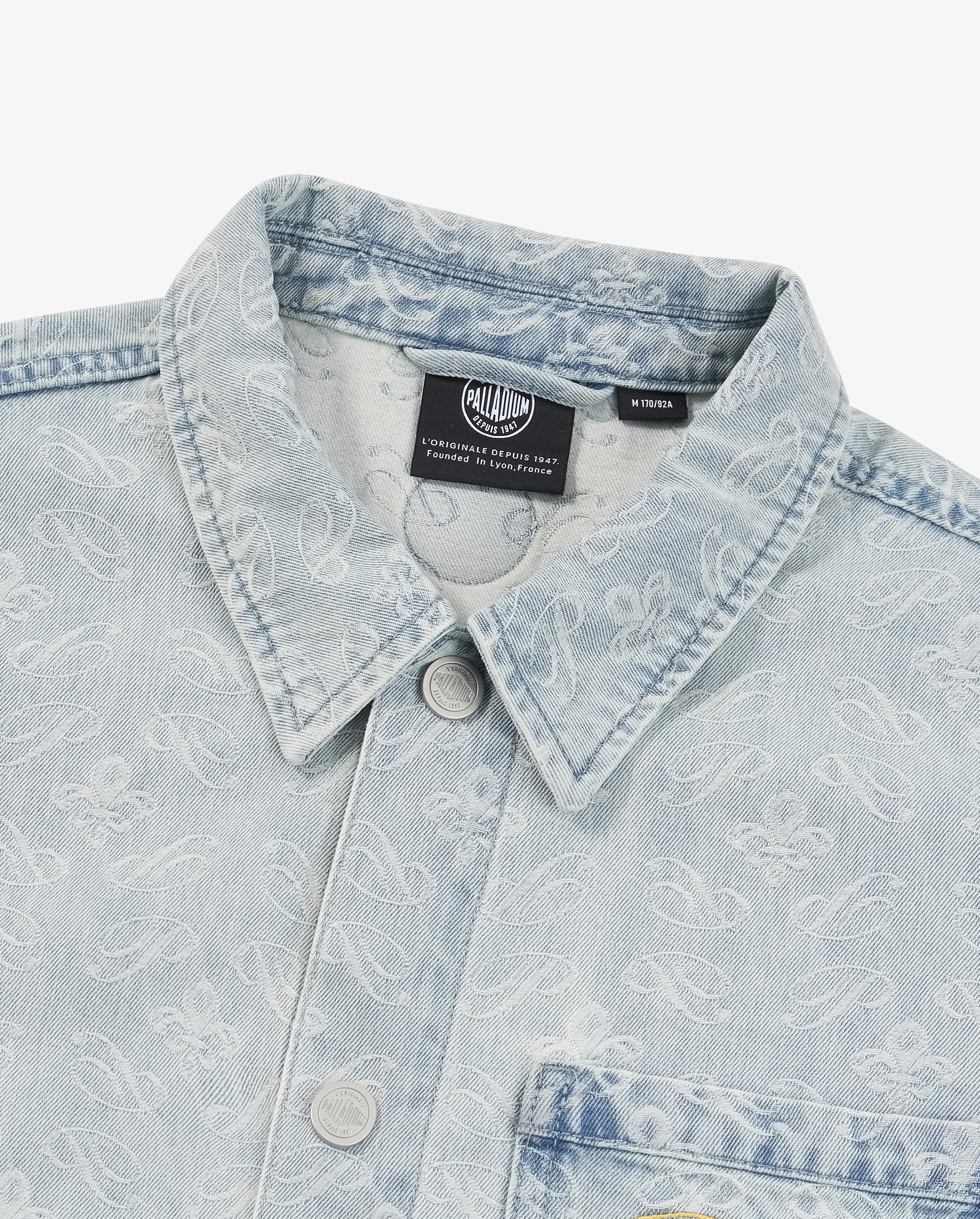 1011336-441 | MEN'S ALL-OVER IRIS LOGO COTTON SHIRTS | SKYWRITING - Image 6