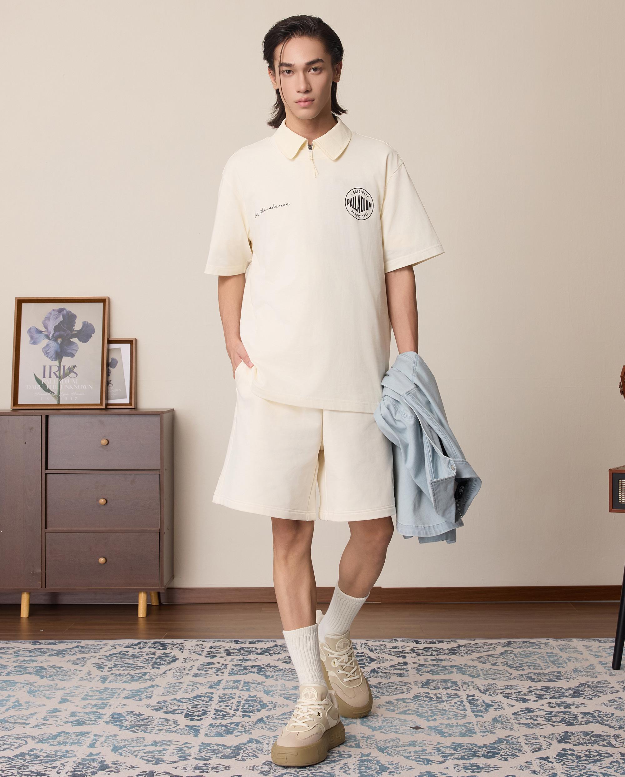 1011346-262 | MEN'S PALLADIUM LOGO LOOSE FIT T-SHIRT | MARSHMALLOW - Image 3