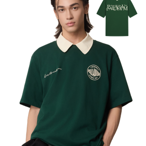 1011346-375 | MEN'S PALLADIUM LOGO LOOSE FIT T-SHIRT | BLACKISH GRN