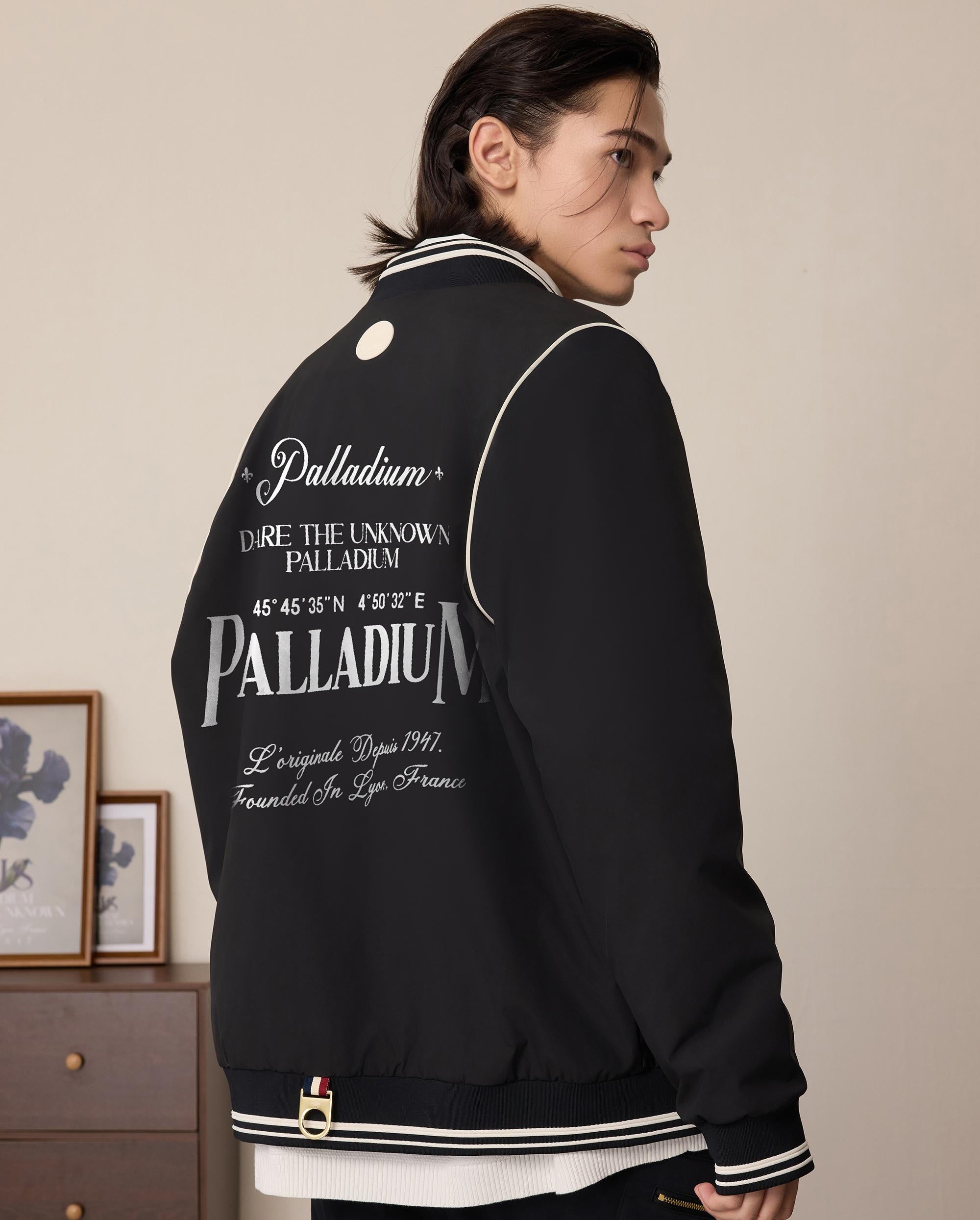 1011352-032 | MEN'S PALLADIUM LOGO COLOR BLOCKS VARSITY JACKET | TAP SHOE - Image 2