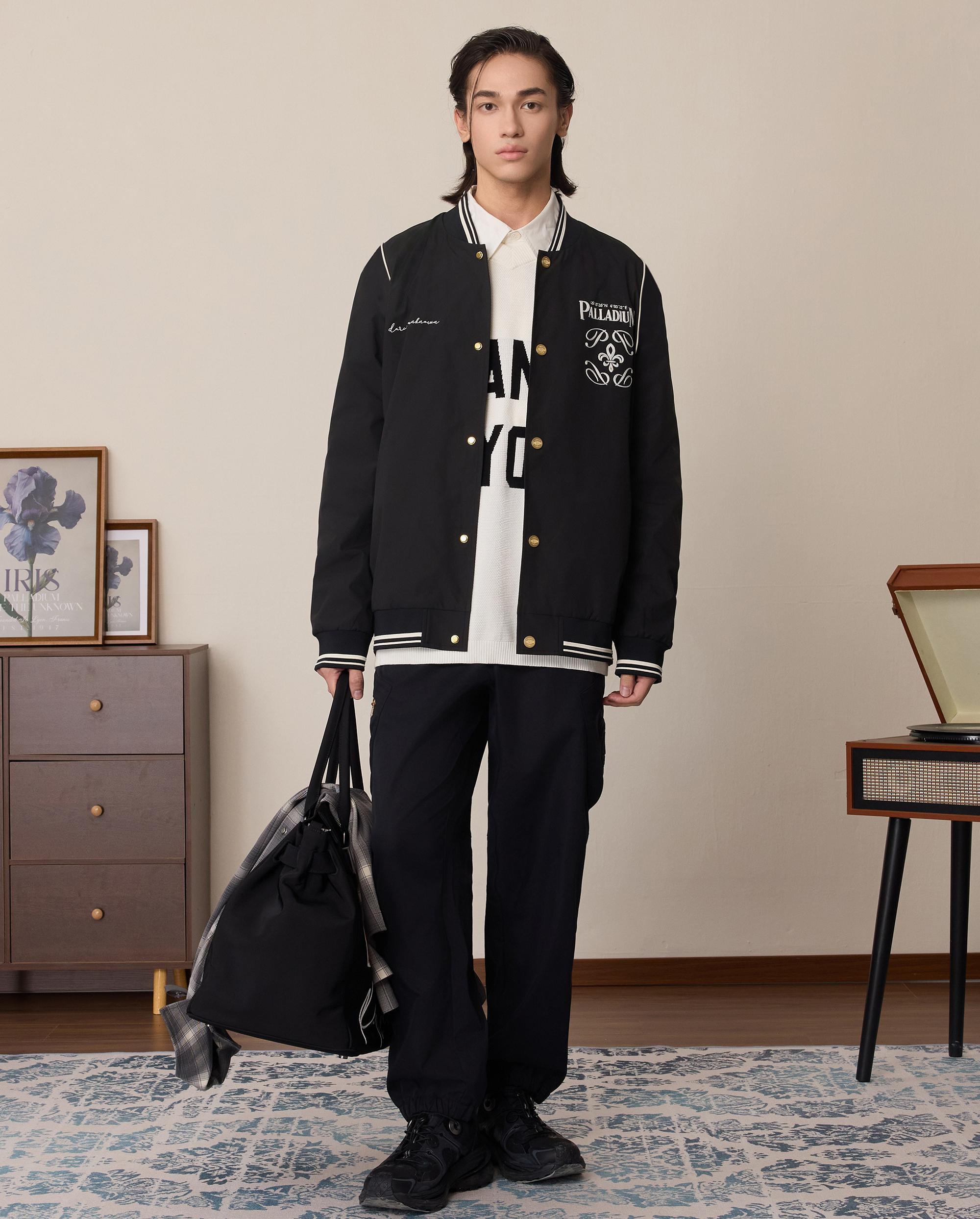 1011352-032 | MEN'S PALLADIUM LOGO COLOR BLOCKS VARSITY JACKET | TAP SHOE - Image 3