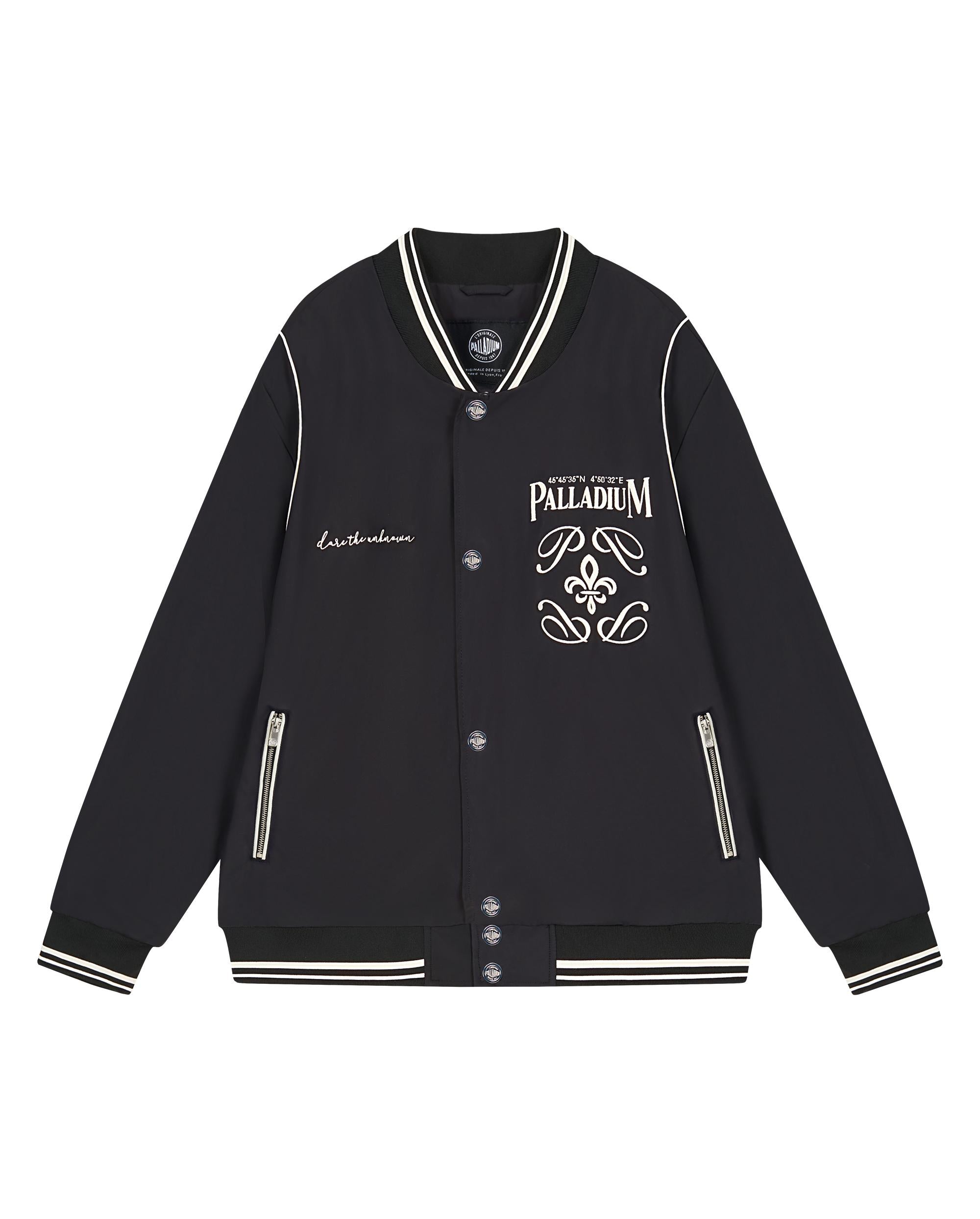 1011352-032 | MEN'S PALLADIUM LOGO COLOR BLOCKS VARSITY JACKET | TAP SHOE - Image 4