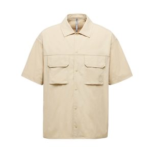 1011531-264 | MEN'S DROPPED SHOULDERS SHORT SLEEVES SHIRT | CHALK