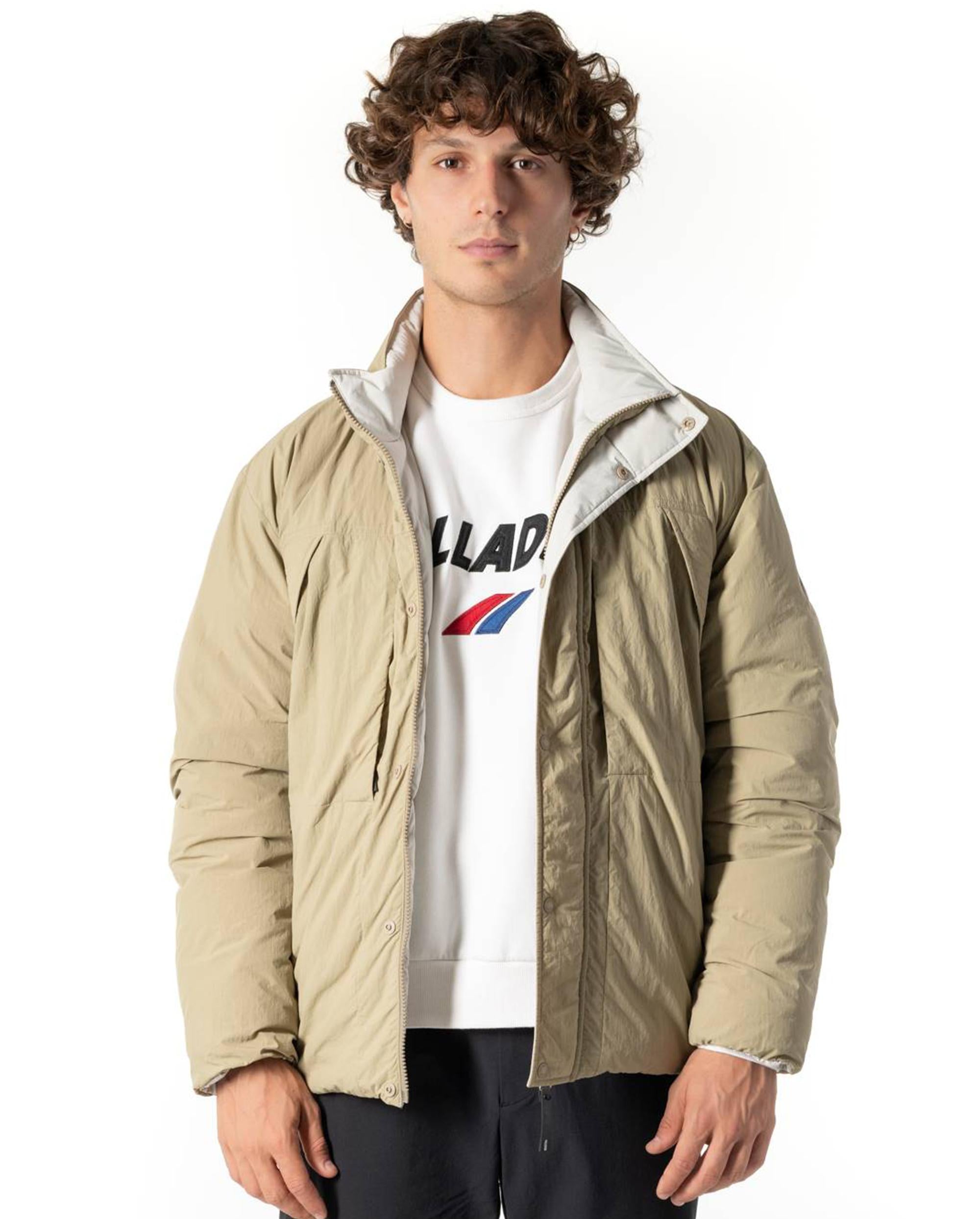 1011699-257 | MEN'S WATER REPELLENT REVERSIBLE DOWN JACKET | WARM SAND - Image 3