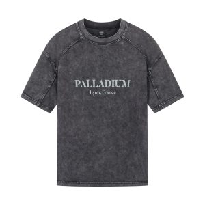 1011846-032 | MEN'S PALLADIUM LOGO LOOSE FIT WASHED T-SHIRT | TAP SHOE