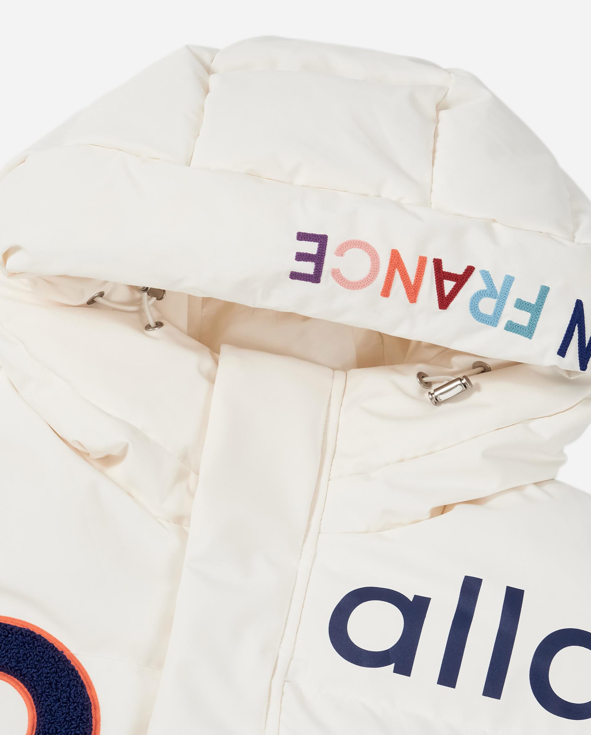 1011852-262 | MEN'S PALLADIUM LOGO HOODED DOWN JACKET | MARSHMALLOW - Image 6