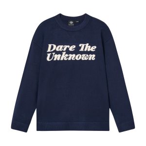 1011894-403 | MEN'S DARE THE UNKNOWN DROPPED SHOULDERS SWEATER | TOTAL ECLIPSE