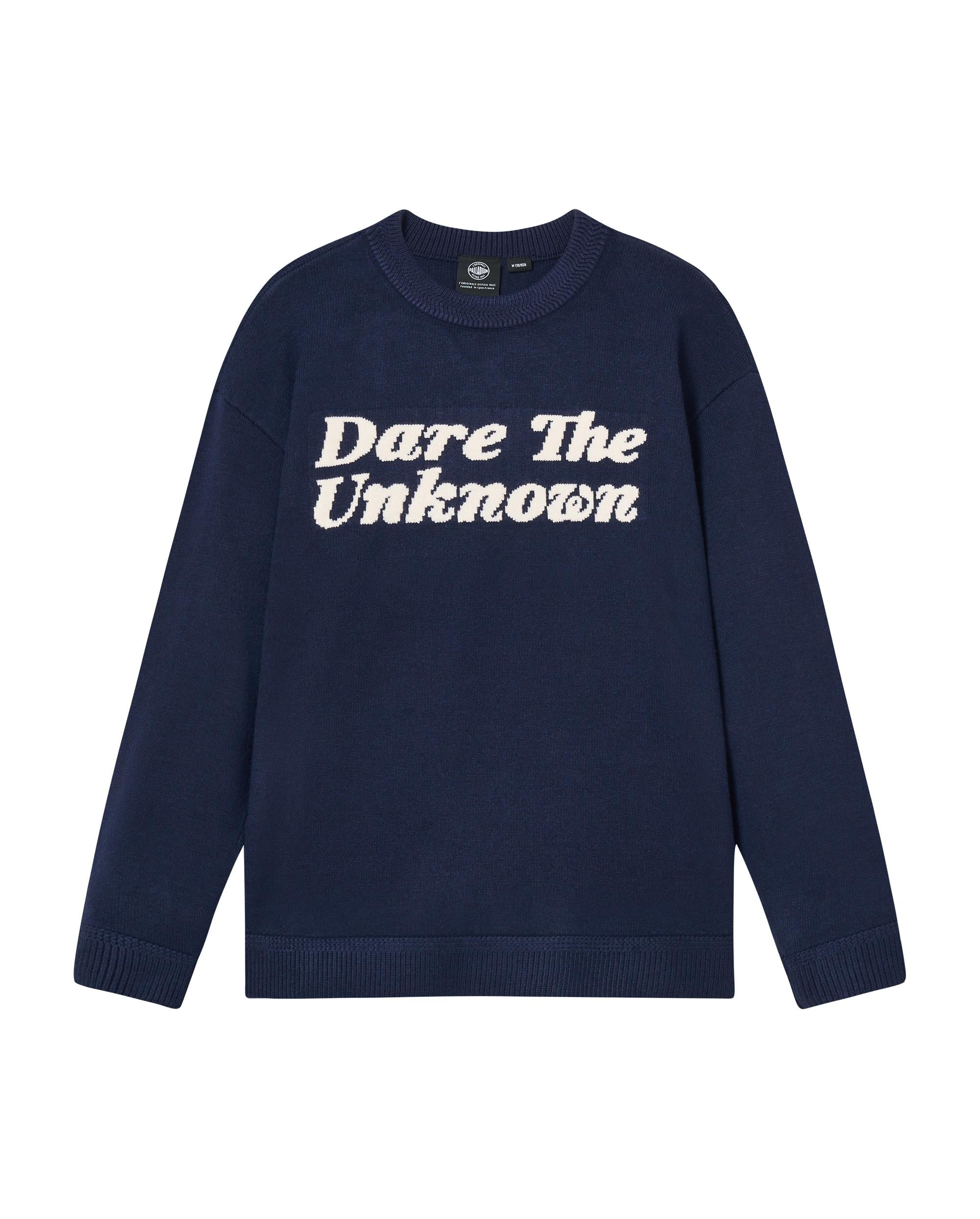 1011894-403 | MEN'S DARE THE UNKNOWN DROPPED SHOULDERS SWEATER | TOTAL ECLIPSE