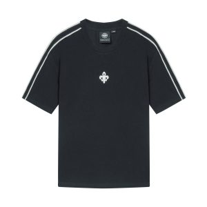 1011898-032 | MEN'S IRIS LOGO LOOSE FIT SIDE STRIPED T-SHIRT | TAP SHOE