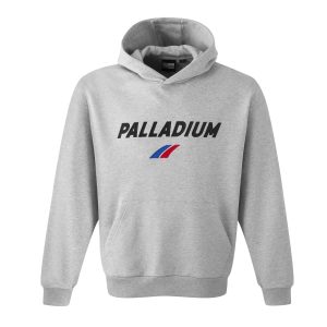1012305-082 | MEN'S PALLADIUM LOGO HOODIE | WARM SILVER