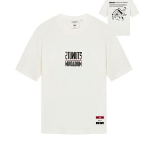 1012425-262 | PALLADIUM X SNOOPY LOGO LOOSE FIT COTTON T-SHIRT | MARSHMALLOW