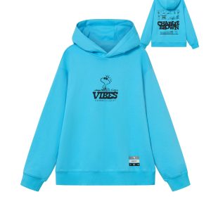 1012563-578 | PALLADIUM X SNOOPY PRINTED LOOSE FIT HOODIE | BALTIC SEA