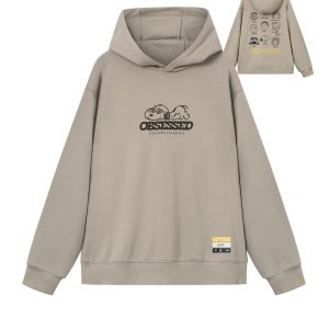 1012564-221 | PALLADIUM X SNOOPY LOGO LOOSE FIT HOODIE | WINTER TWIG
