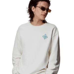 1012762-262 | MEN'S IRIS LOGO COTTON SWEATSHIRT | MARSHMALLOW