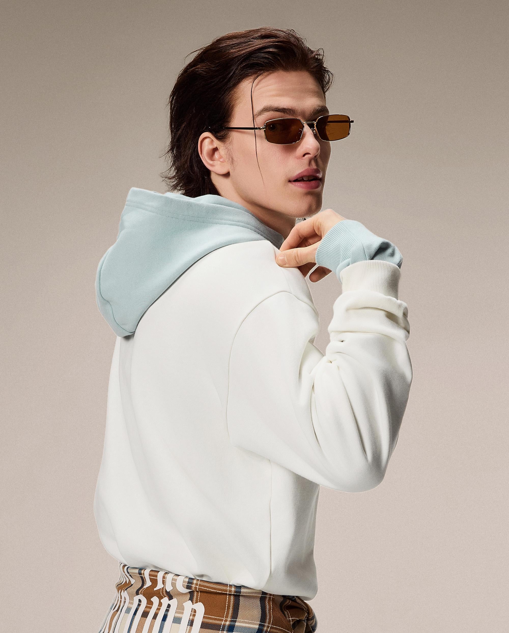 1012762-262 | MEN'S IRIS LOGO COTTON SWEATSHIRT | MARSHMALLOW - Image 2
