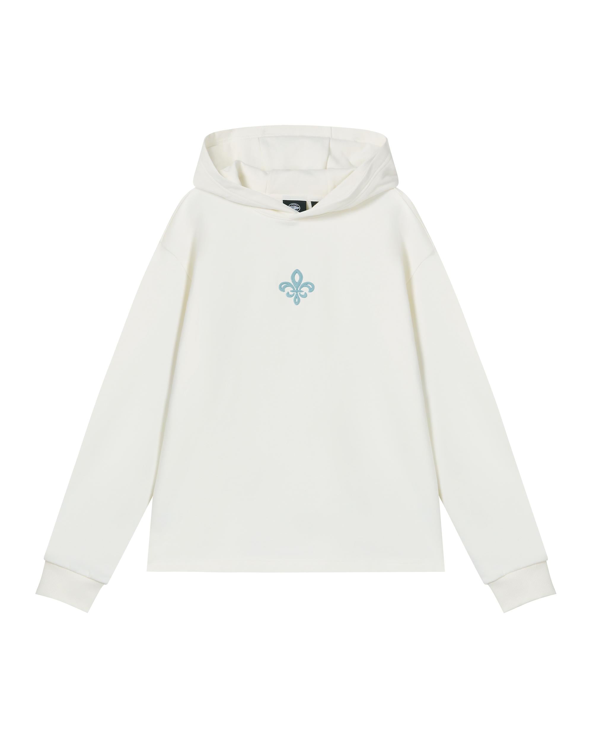 1012764-262 | MEN'S IRIS LOGO COTTON HOODIE | MARSHMALLOW - Image 4