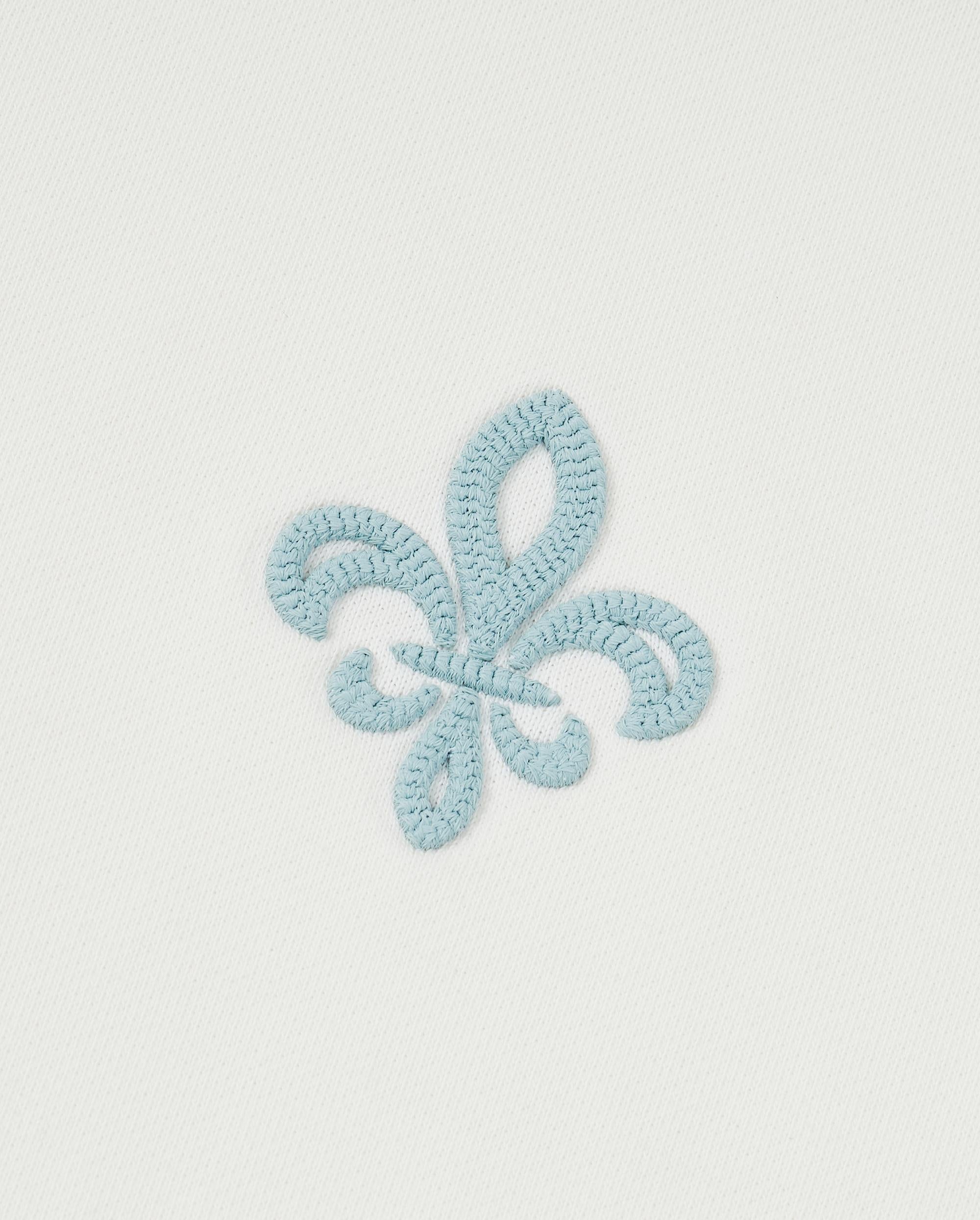 1012764-262 | MEN'S IRIS LOGO COTTON HOODIE | MARSHMALLOW - Image 7
