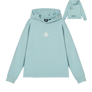 1012764-456 | MEN'S IRIS LOGO COTTON HOODIE | CLOUD BLUE