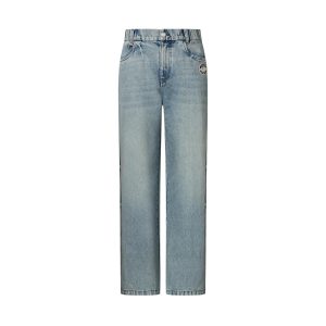 1012794-405 | MEN'S PALLADIUM LOGO WASHED DENIM JEANS | GLACIER LAKE