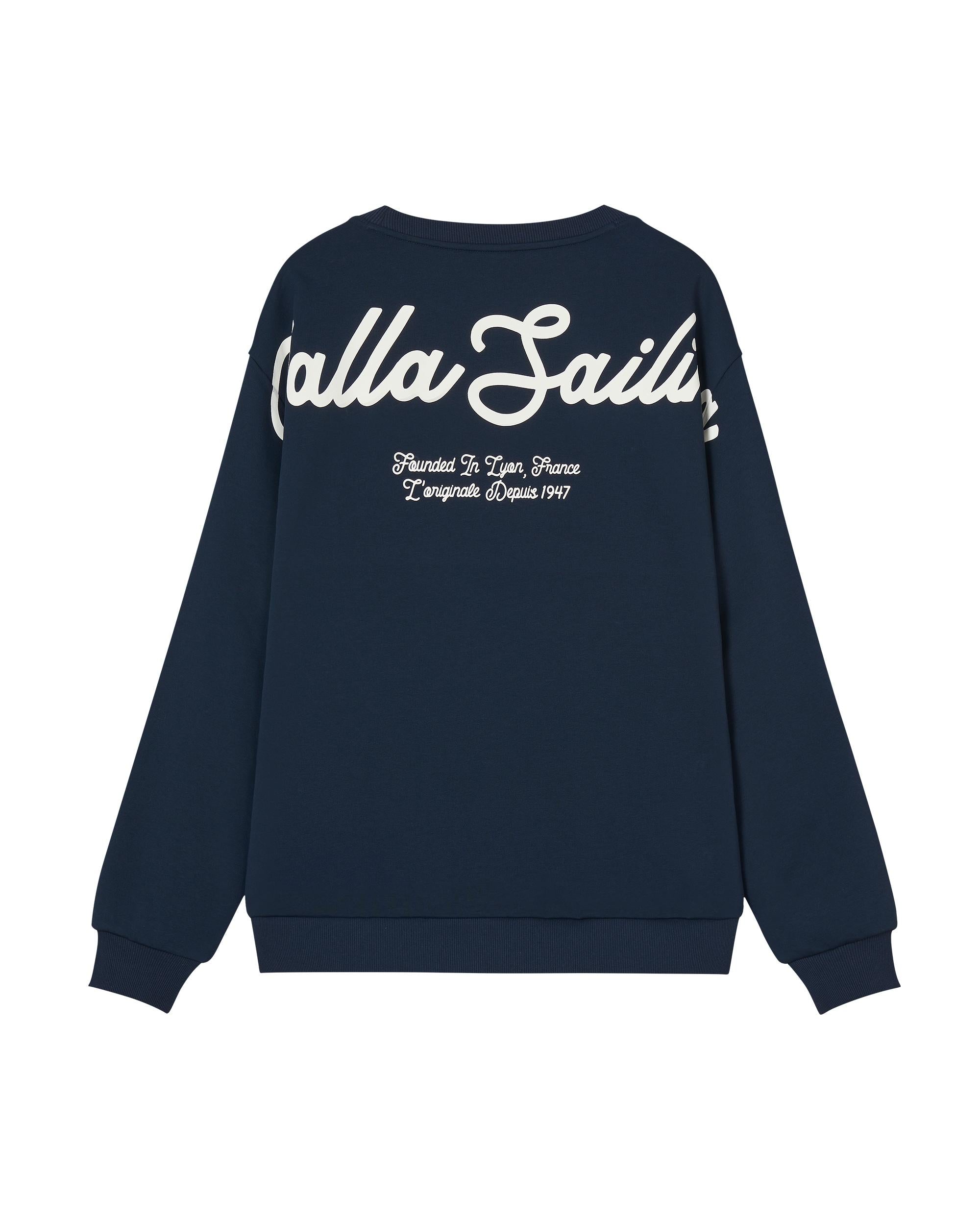 1012798-403 | MEN'S PALLADIUM LOGO DROPPED SHOULDERS SWEATSHIRT | TOTAL ECLIPSE - Image 2